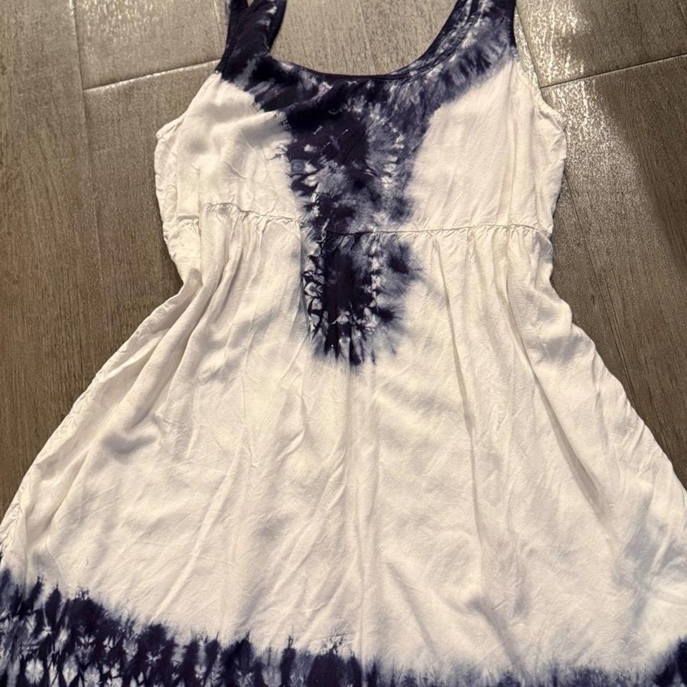 Vintage y2k 2000s Roxy Tie-dye babydoll dress